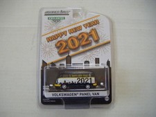 GREENLIGHT HOBBY EXCLUSIVE VOLKSWAGEN PANEL VAN HAPPY NEW YEAR 2021