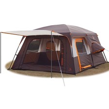 KTT Extra Large Tent 12 Person,2 Bay-Windows,Family Cabin Tents,14'Lx10'Wx6.5...