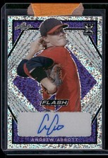 2021 Leaf XRC Rookie Flash Andrew Abbott Auto /75 Cincinnati Reds
