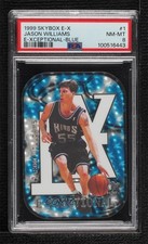 1999-00 Skybox E-X E-Xceptional Blue 14/250 Jason Williams #1XC PSA 8 0mv5