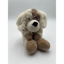 Warmies Microwaveable Plush Puppy Dog Cream Brown Weighted Lavender Scented 10