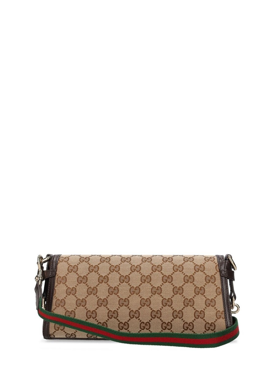 【GUCCI】GG LUCE ハンドバッグ GUCCI Luce Small $3200 Beige And Ebony Canvas Shoulder Bag