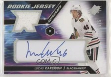 2020-21 SPx Rookie Auto Jersey Tier 1 /375 Lucas Carlsson #LC RC
