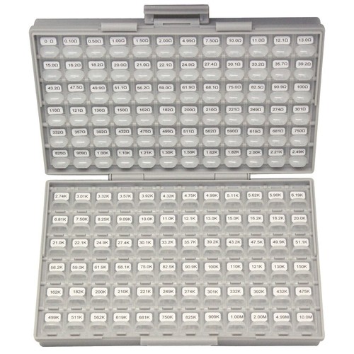 AideTek 1206 Size  144 Values 100PCS SMD SMT Sample EIA E-96 1% Resistor Kits - Picture 1 of 6
