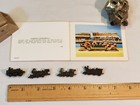 4 METAL LOCOMOTIVE MODELS and (unrelated) BOOKLET showing wood locomotive models — photo 7