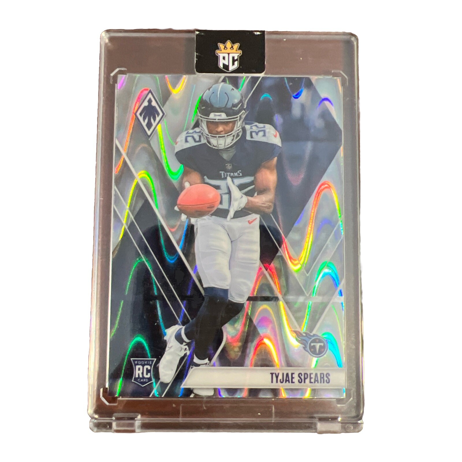 2023 Panini Phoenix Rookies Silver Seismic Tyjae Spears #129 Rookie RC