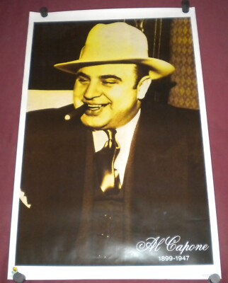 Al Capone Poster 22x34 S/S Famous Criminal 1899 - 1947 Scorpio 2003 ...