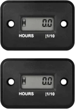 (2PCS) Inductive Hour Meter,Maintenance Reminder For Lawn mower Engine Generator