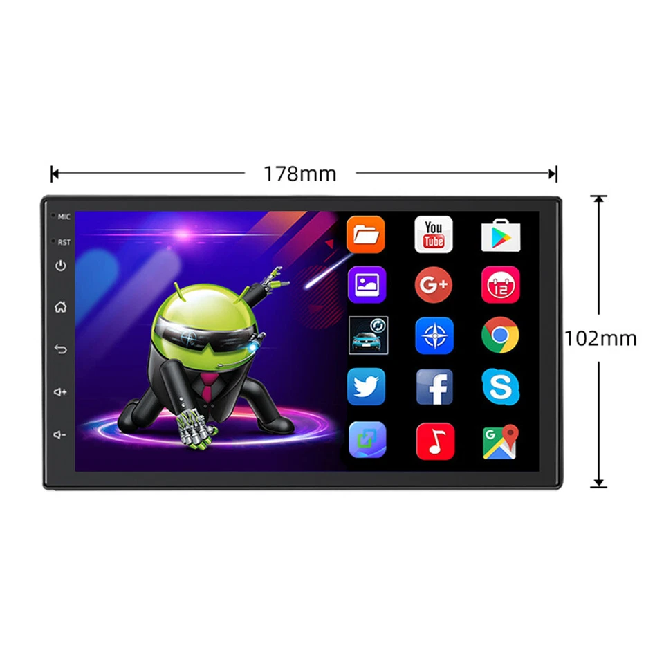 7" Apple CarPlay Android auto Head Unit Cam BT Car Radio For Kia Rio 2005-2011 - Imagem 3 de 4