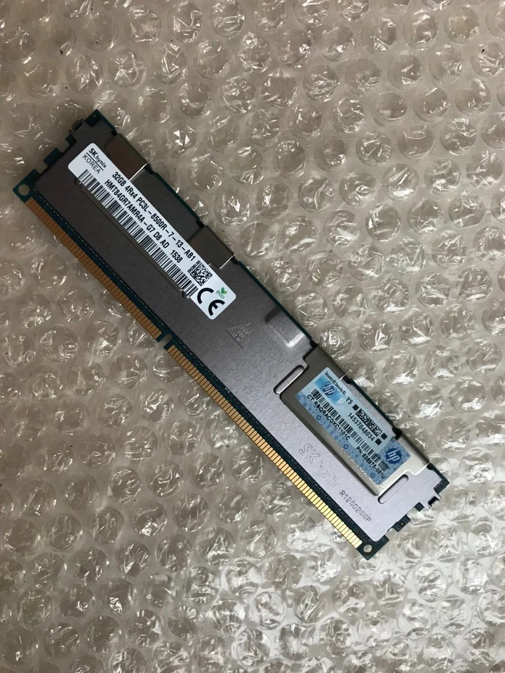 SK Hynix 32GB 4Rx4 PC3L - 8500R-7-13-AB1 Memory Module / HMT84GR7AMR4A-G7 D8 AD - Image 4 of 4