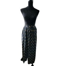 Karen Scott Black High Rise Tapered Legs Pants Vintage Size P Small