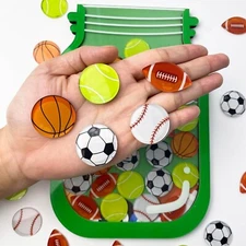 35 Tokens Ball Reward Jar For Kids Gifts Sports Classroom Teacher Back To School