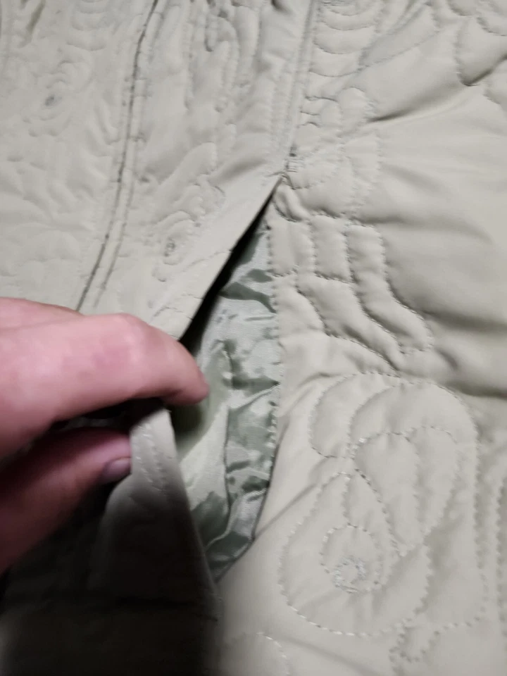 Chaqueta sin mangas 10000 pies sobre el nivel del mar para mujer bolsillos medianos cremallera frontal, chaleco Foto 2 de 4