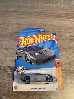 Hot Wheels '94 Bugatti EB110 SS Silver HW Turbo 2022