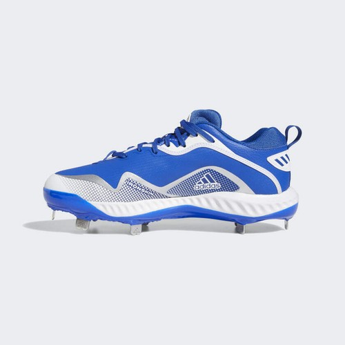 Adidas Men's Blue Ironskin Metal Baseball Cleats Shoes Size 10.5 EG6551 - Picture 6 of 10