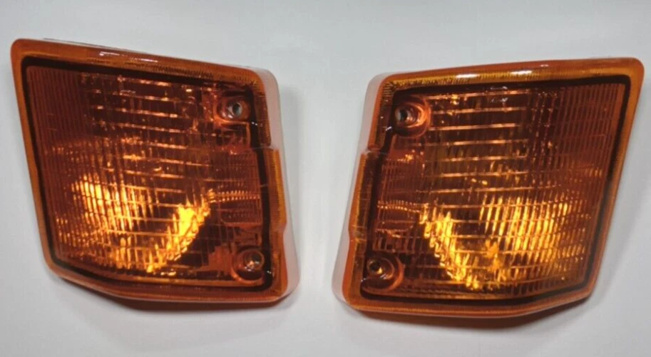 JUEGO DE LENTES LUZ INTERMITENTE DELANTERA ÁMBAR IZQUIERDA Y DERECHA 1980-1991 VOLKSWAGEN VANAGON Foto 2 de 3
