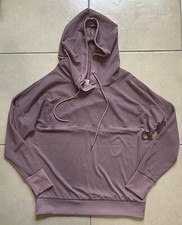 Soho Sport Sweater Women s Large Pink Pullover Mesh Mixed Media Pullover Hoodie