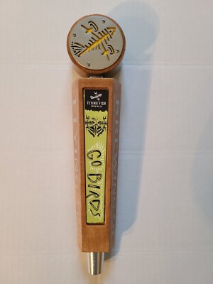 Flying Fish Brewing Co GO BIRDS tap handle-used 10.5 inch