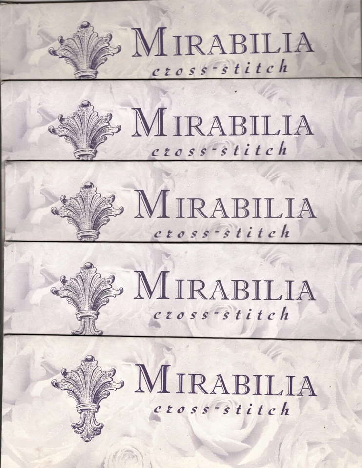 MIRABILIA counted cross stitch charts -YOUR CHOICE- new,old store stock