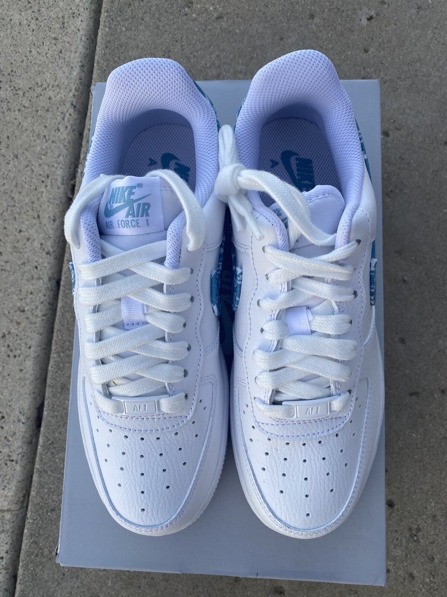 Nike Air Force 1 Low '07 Essential Blue Paisley - Women's Sizes