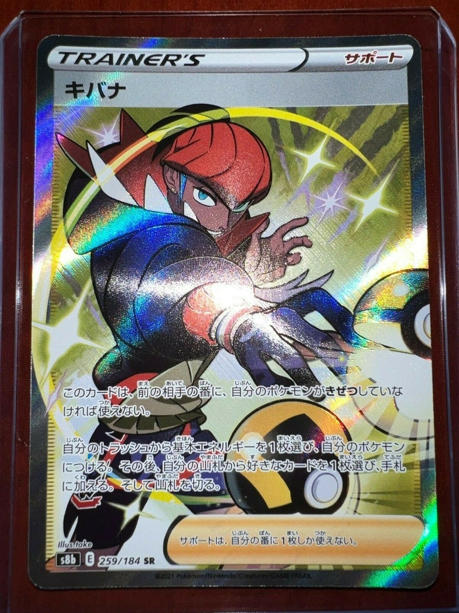 Pokemon TCG Raihan SR 259/184 S8b VMAX Climax HOLO Japanese MINT
