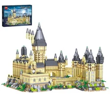 3000+PCS Micro Mini Blocks Harry Magic Castle Building Blocks Toys,Creative I...