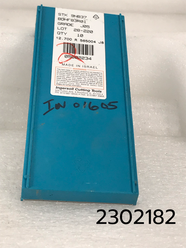 BDHF 83 R01 J05 STK 9NB37 Full Package of 10 Ingersoll Tungsten Carbide Inserts - Picture 2 of 6