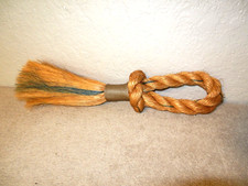 13" WILLIAMSBURG BROOM Straw Jute Sisal Rope Dust Whisk Handmade Nautical Rustic