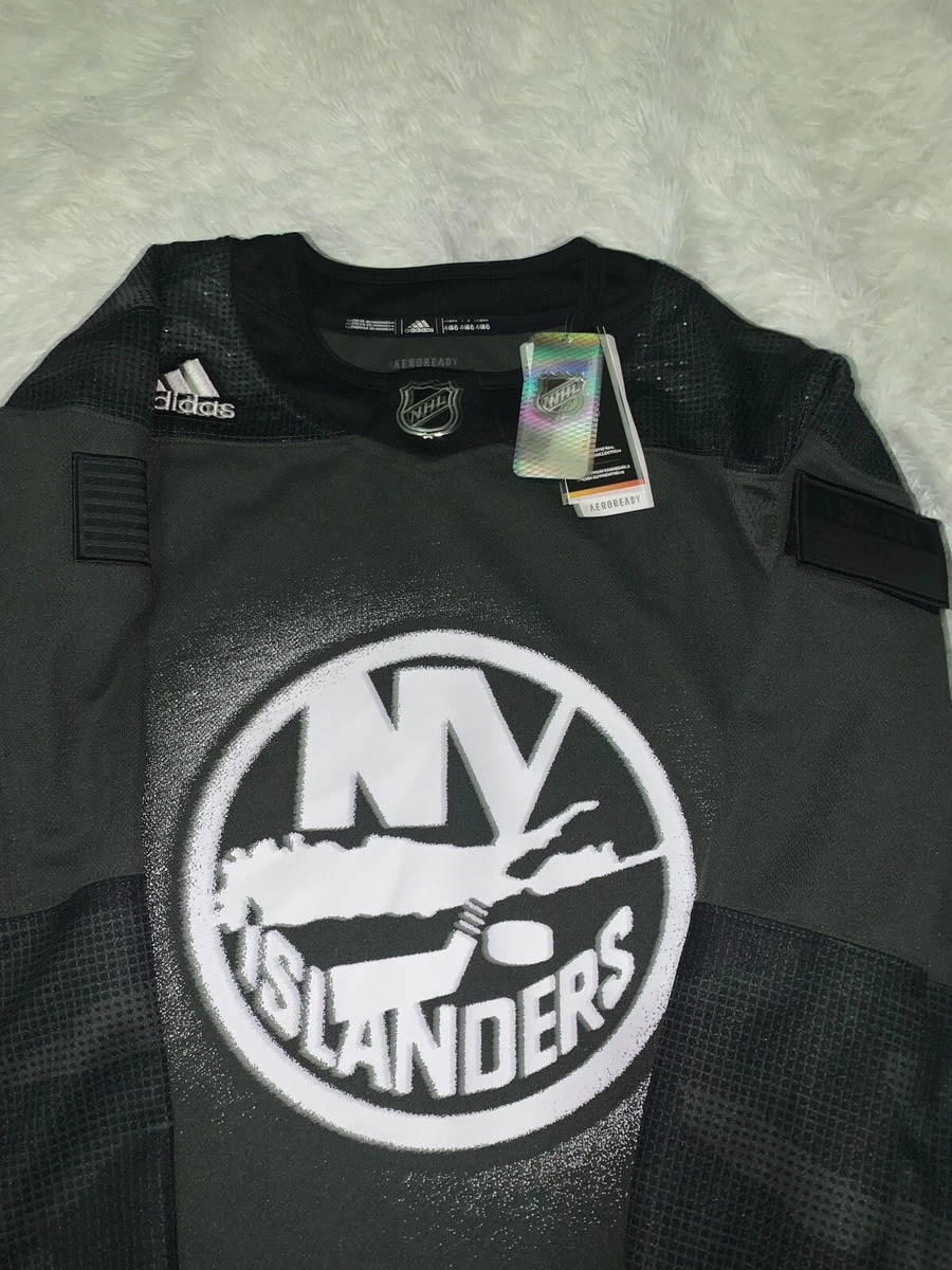 New York Islanders Adidas 2019 Veterans Day Authentic Custom Practice NHL Jersey Camo