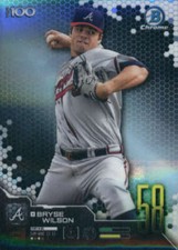 2019 Bowman Chrome Scouts Top 100 #BTP-58 Bryse Wilson Atlanta Braves Baseball