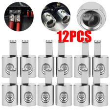 12Pcs 1/0 Gauge To 4 Gauge Pin AWG Power Wire Reducer Car Audio Amp Terminal US