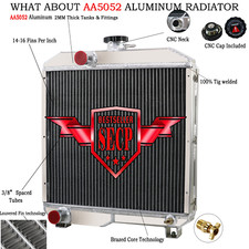 Aluminum Radiator For Ford New Holland 1510 1710 SBA310100440 SBA310100291