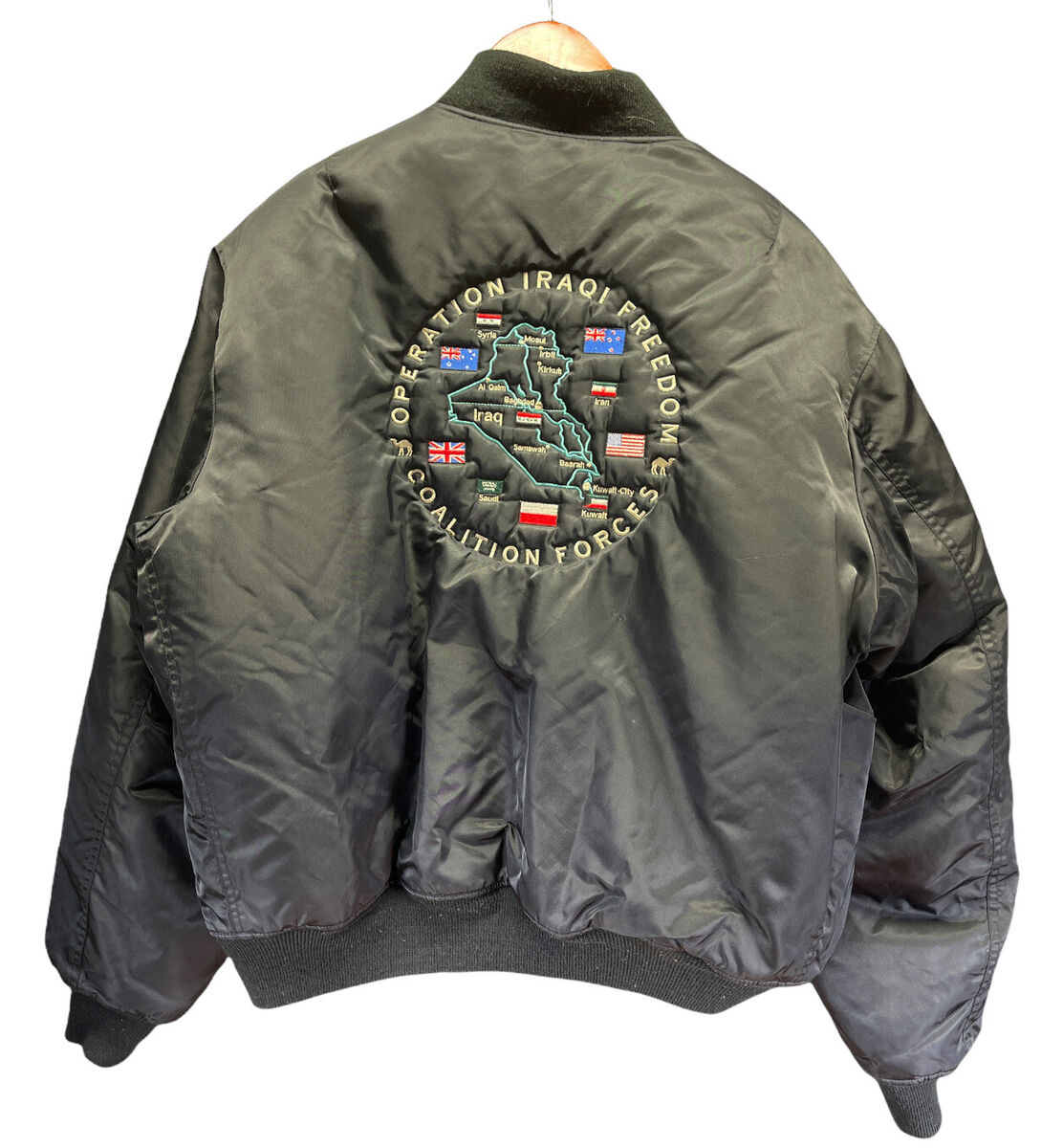 Vintage 80's US Military issued Bomber Jacket Operation Vintage 80's US Military issued Bomber Jacket Operation