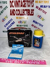 Original 1977 first year (Version #1) Star Wars lunch box thermos NM/Mint 🔥