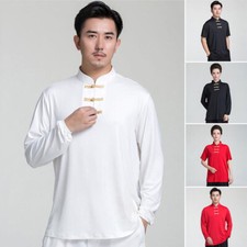 Martial Arts Tai Chi Shirt Blouses Outfit Top Chinese Kung Fu Uniform Tang Suit