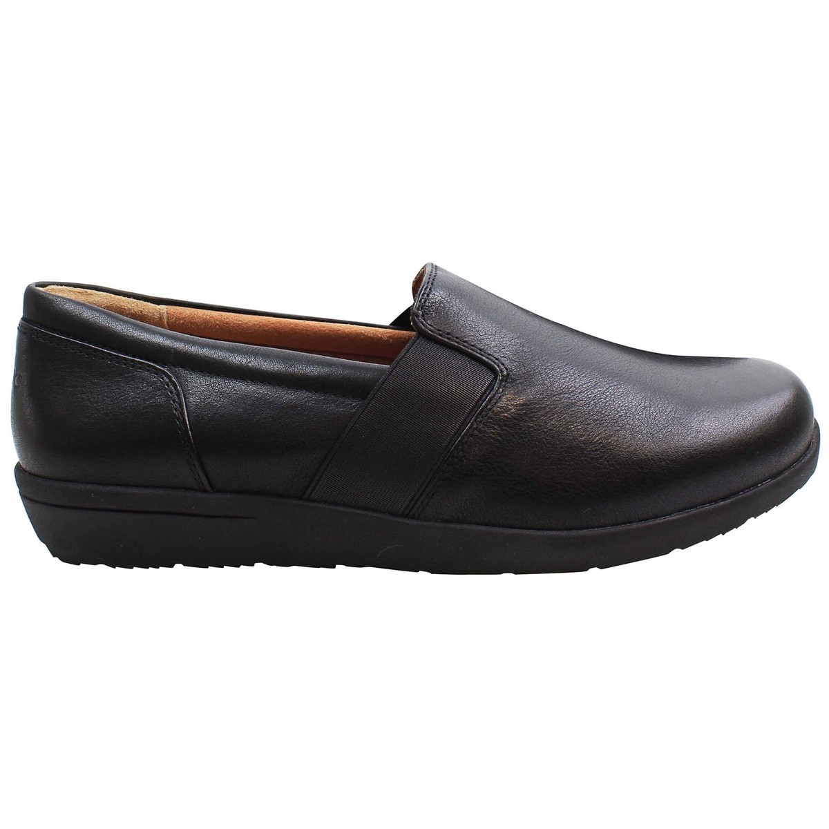Vionic Magnolia Gianna Slip-On Black Smooth Leather Womens  display picture 1