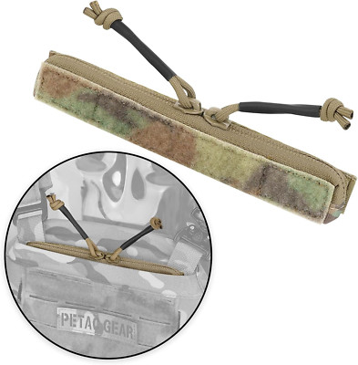 Tactical Drop-In Zipper Inserts for Built-In Vest Plate Bag Admin Pocket.