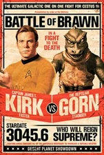 Star Trek Poster - Captain Kirk vs The Reptilian Gorn (24"x36")