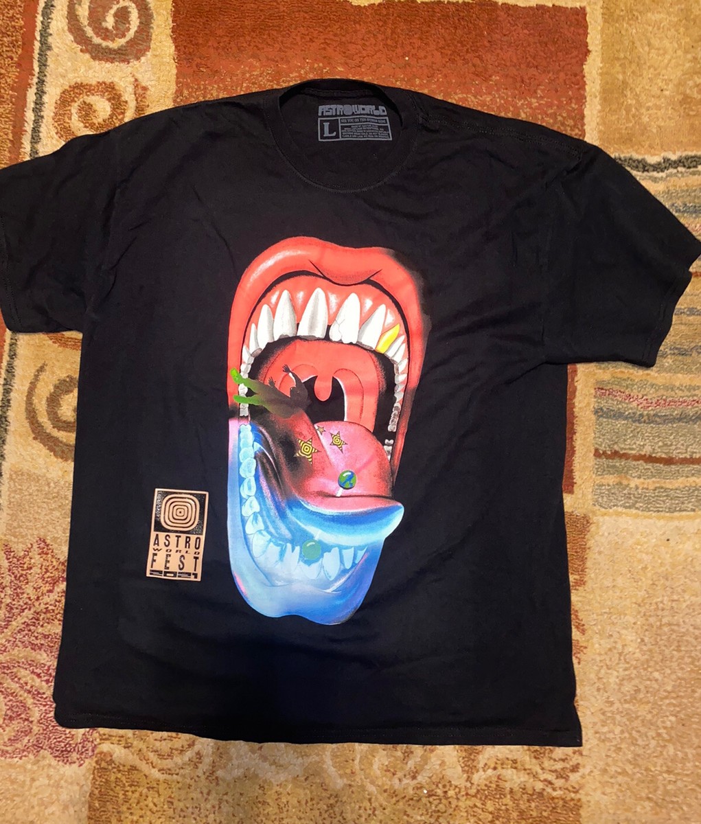 関税・送料込 Astroworld Festival Travis Scott 公式 Tシャツ Travis Scott Astroworld Festival Utopia Merchandise Shirt