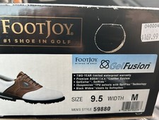 Footjoy Gel Fusion Zapatos de Golf Hombre 9.5.  Aquaflex e Inteltemp.