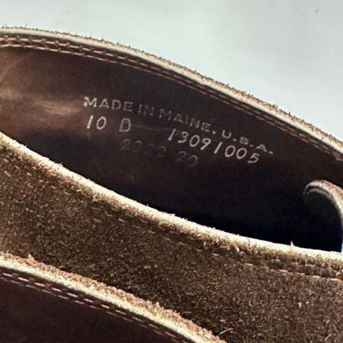 Rancourt & Co. Blaine Chukka Brown Walnut Orion Suede Horween Made in USA 10 - Picture 10 of 12