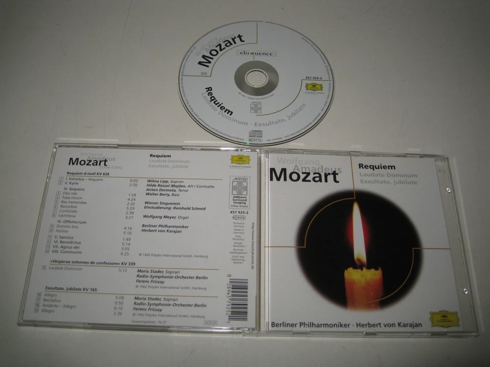 W.A.MOZART/REQUIEM(ELOQUENCE/457 925-2)CD ALBUM