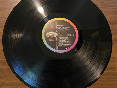 Ray Anthony Dancing Over The Waves ST-1028 NM Vinyl Capitol Stereo Insert