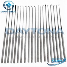Rhoton Micro Disector Expandido Set 20 Piezas Instrumentos de Neurocirugía Kit Quirúrgico