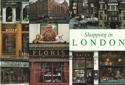 Postkarten - Postkarte - England - London - Einkaufsstrasse - unversandt -