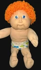 Adorable Cabbage Patch Boy w/Tangerine Orange Hair (Re-root) Very Good Condition