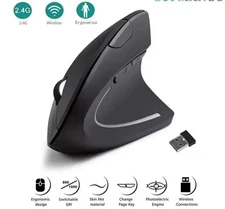Vertical Mouse Ergonomic 2.4GHz Wireless Optical Mice 3 Adjustable DPI 800/1200/