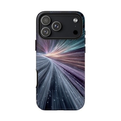Phone Ink - iPhone | Galaxy | Pixel Case - Warp Turquoise Purple Waves