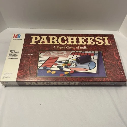 Milton Bradley Parcheesi Board Game 1989 Vintage New Sealed