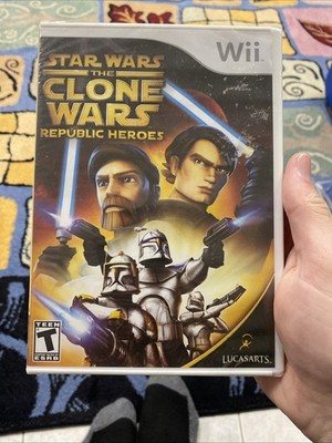 Star Wars: The Clone Wars - Republic Heroes (Nintendo Wii, 2009) Comp. SEALED